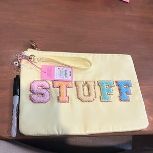 Stoney Clover Lane x Target “STUFF” yellow pouch - STUFF